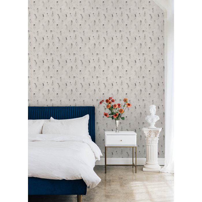 Mr. Kate Luna Zodiac Toile Peel and Stick Wallpaper Wayfair